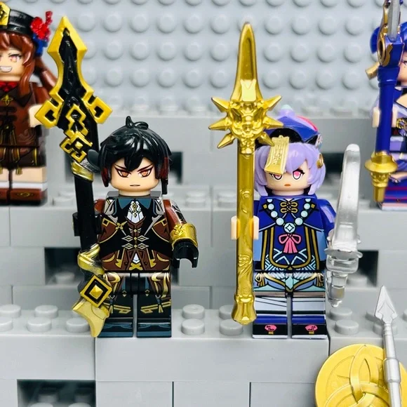 Genshin Impact Custom Minifigures Lot of 4 - Picture 2 of 7